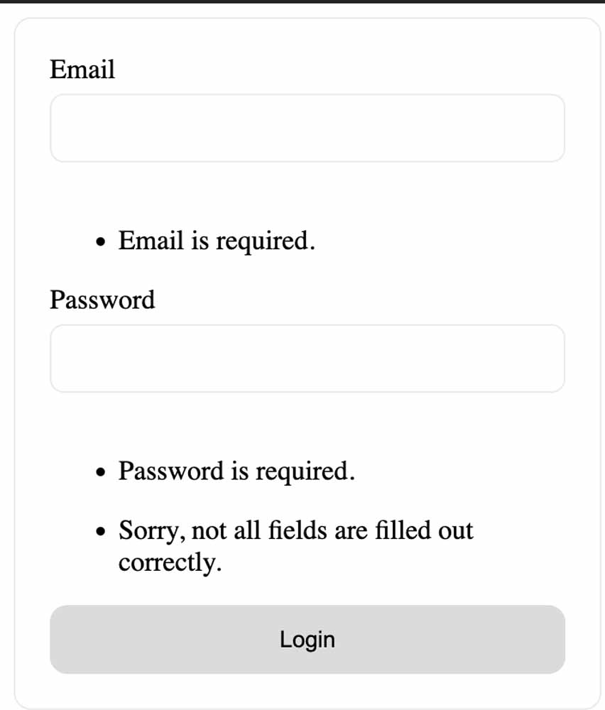 FormKit validation on submit
