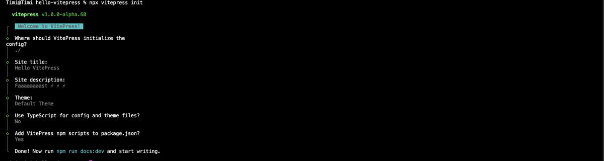 VitePress configuration