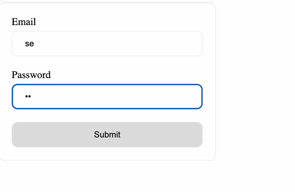 FormKit-powered login form